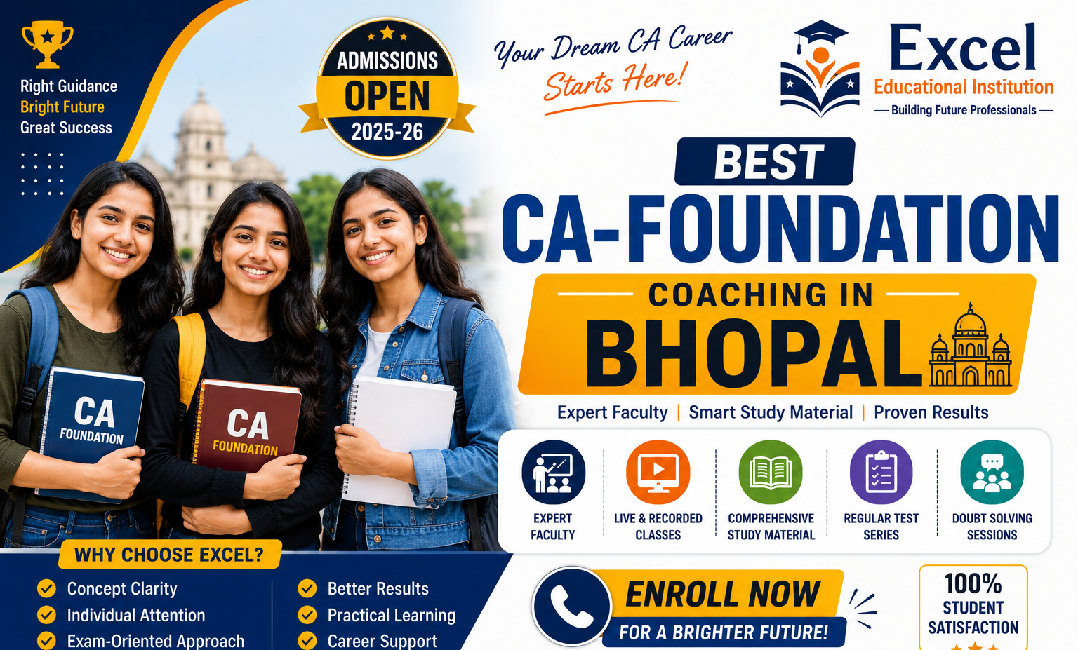 Best CA Foundation Coaching in Bhopal